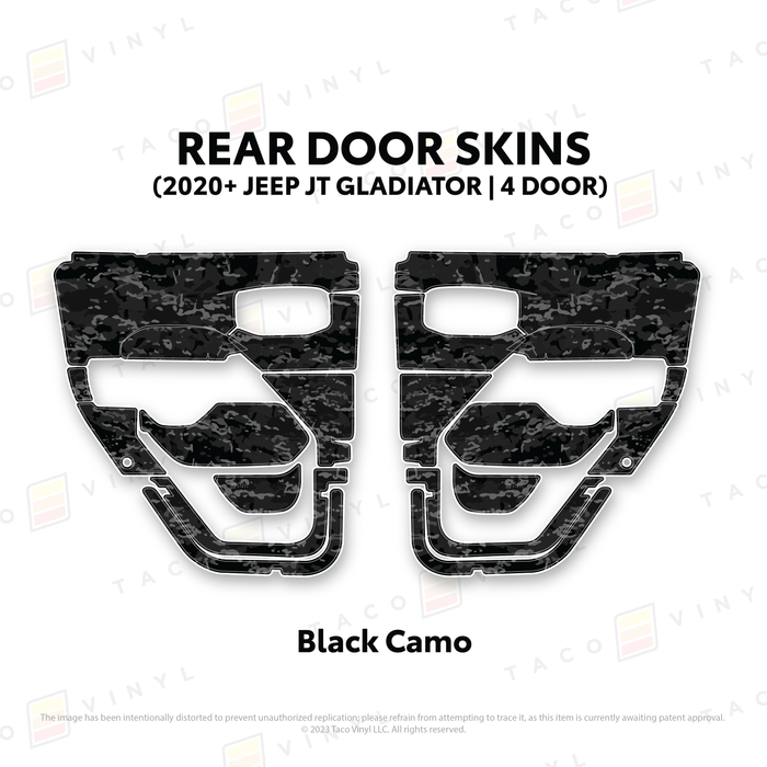 2020+ Jeep Gladiator (JT) Door Skins
