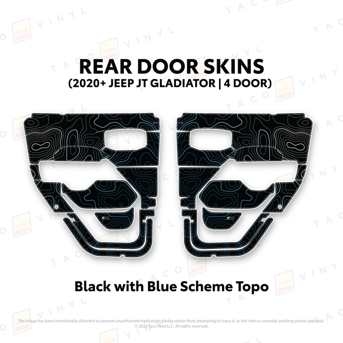 2020+ Jeep Gladiator (JT) Door Skins