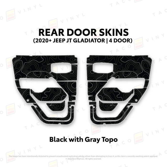 2020+ Jeep Gladiator (JT) Door Skins