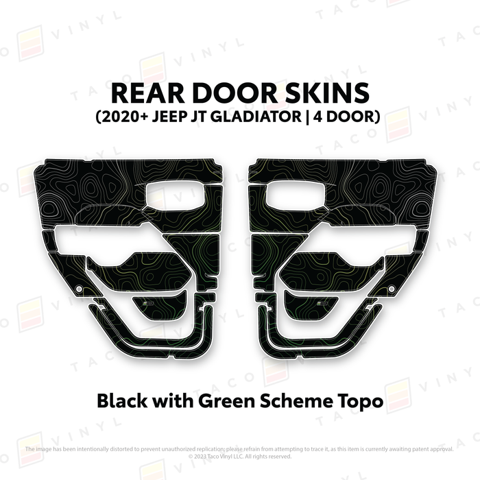 2020+ Jeep Gladiator (JT) Door Skins