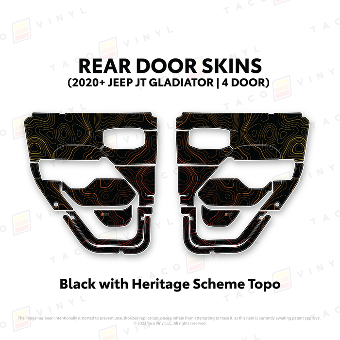 2020+ Jeep Gladiator (JT) Door Skins