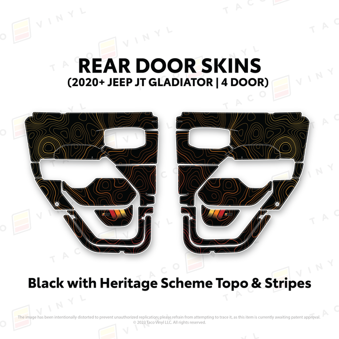2020+ Jeep Gladiator (JT) Door Skins
