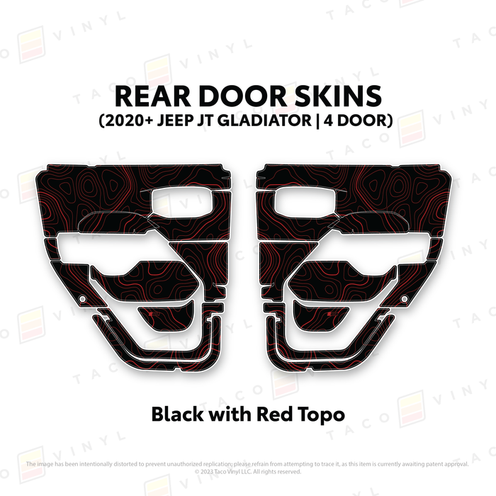 2020+ Jeep Gladiator (JT) Door Skins