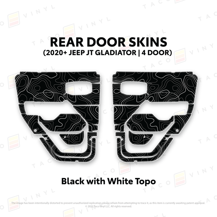2020+ Jeep Gladiator (JT) Door Skins