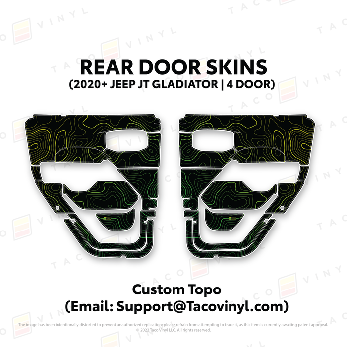 2020+ Jeep Gladiator (JT) Door Skins