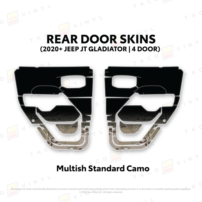 2020+ Jeep Gladiator (JT) Door Skins