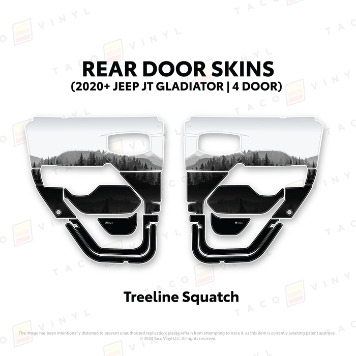 2020+ Jeep Gladiator (JT) Door Skins