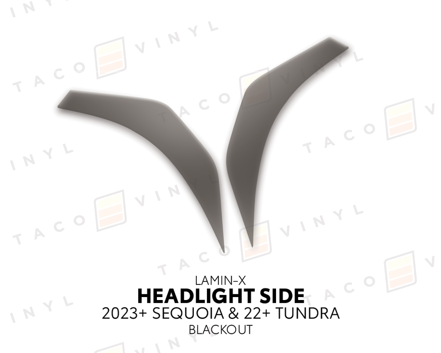 2022+ Tundra/2023+ Sequoia Headlight Light Overlays