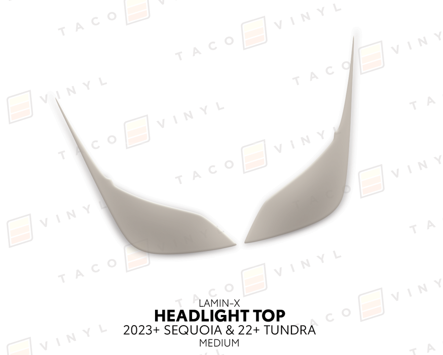 2022+ Tundra/2023+ Sequoia Headlight Light Overlays