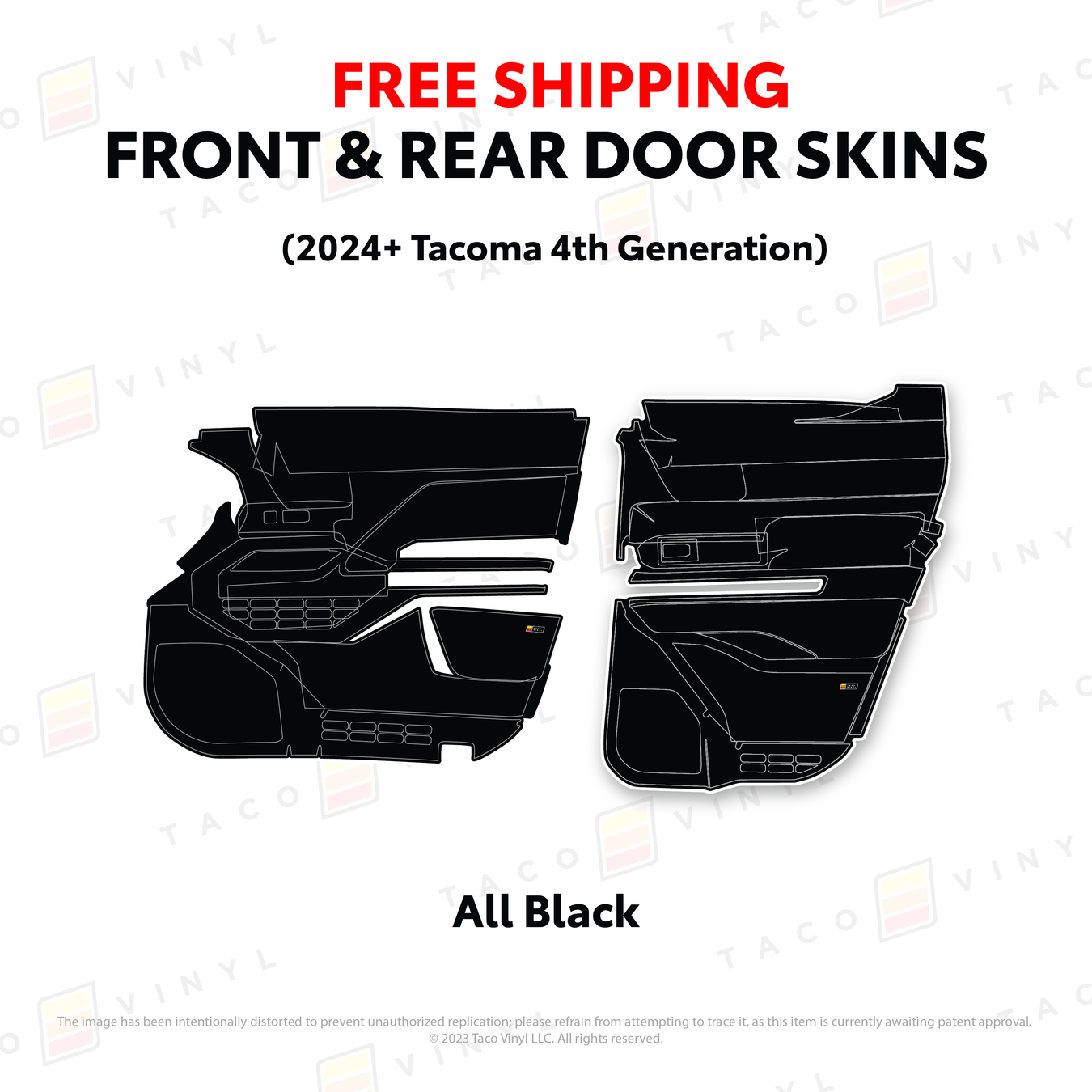 2024 Tacoma Door Skins