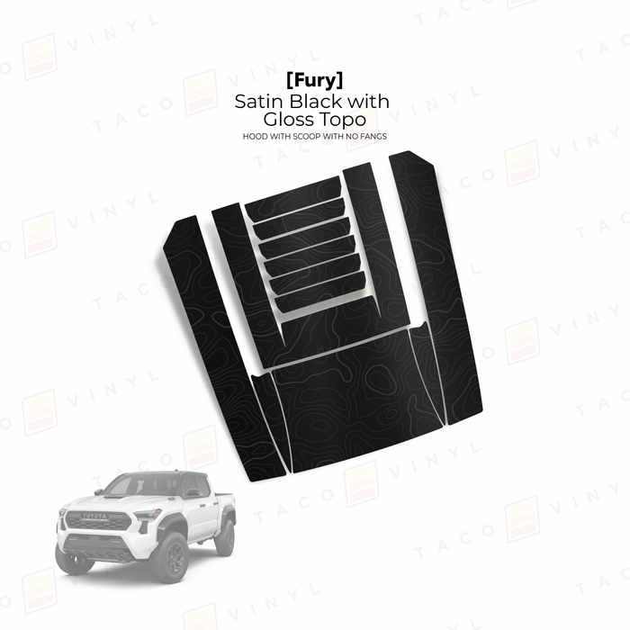 2024+ Tacoma/2025+ 4Runner Fury Hood Scoop Stamp