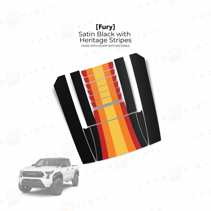 2024+ Tacoma/2025+ 4Runner Fury Hood Scoop Stamp