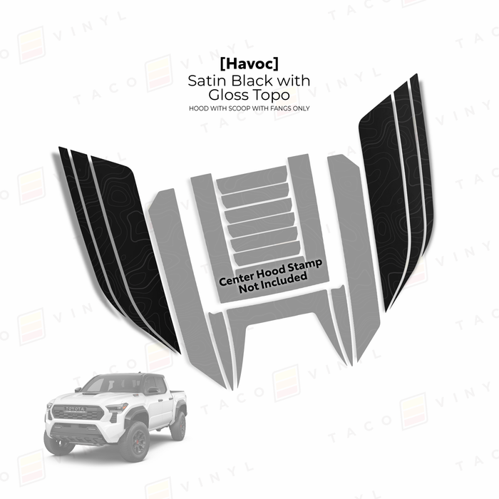2024+ Tacoma/2025+ 4Runner Havoc Hood Scoop Stamp