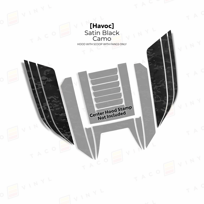 2024+ Tacoma/2025+ 4Runner Havoc Hood Scoop Stamp