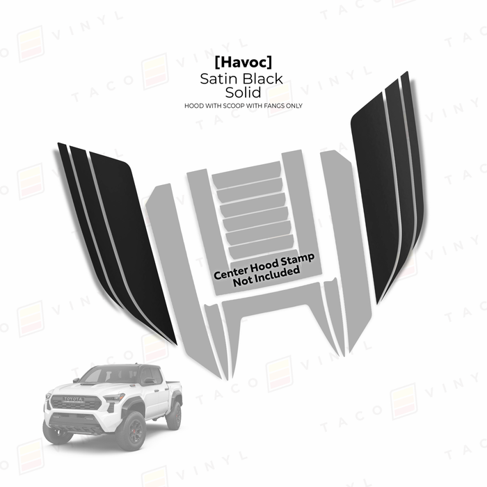 2024+ Tacoma/2025+ 4Runner Havoc Hood Scoop Stamp
