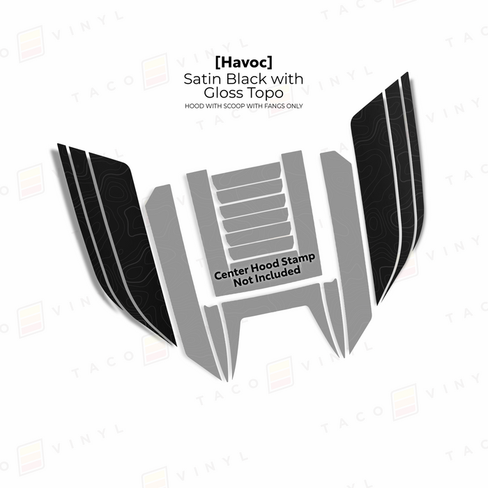 2024+ Tacoma/2025+ 4Runner Havoc Hood Scoop Stamp