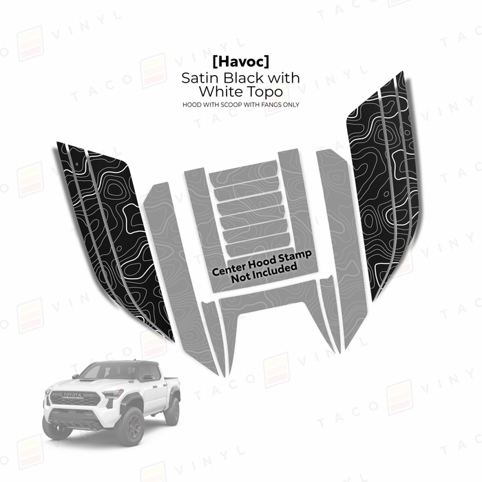 2024+ Tacoma/2025+ 4Runner Havoc Hood Scoop Stamp
