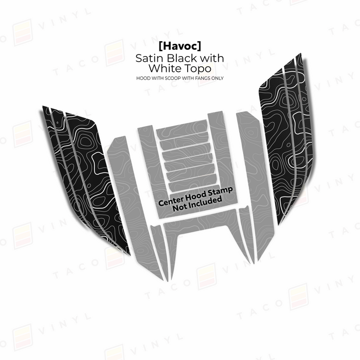 2024+ Tacoma/2025+ 4Runner Havoc Hood Scoop Stamp