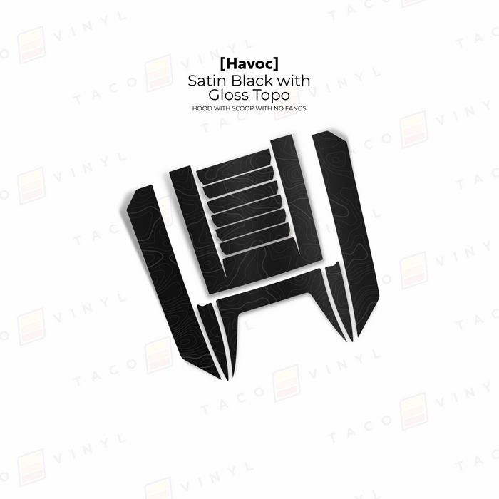 2024+ Tacoma/2025+ 4Runner Havoc Hood Scoop Stamp