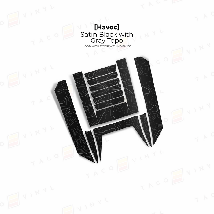 2024+ Tacoma/2025+ 4Runner Havoc Hood Scoop Stamp