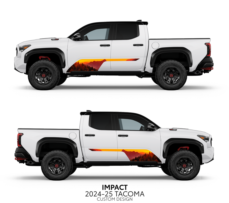 2024+ Tacoma Impact Rocker Panel Decal Kit