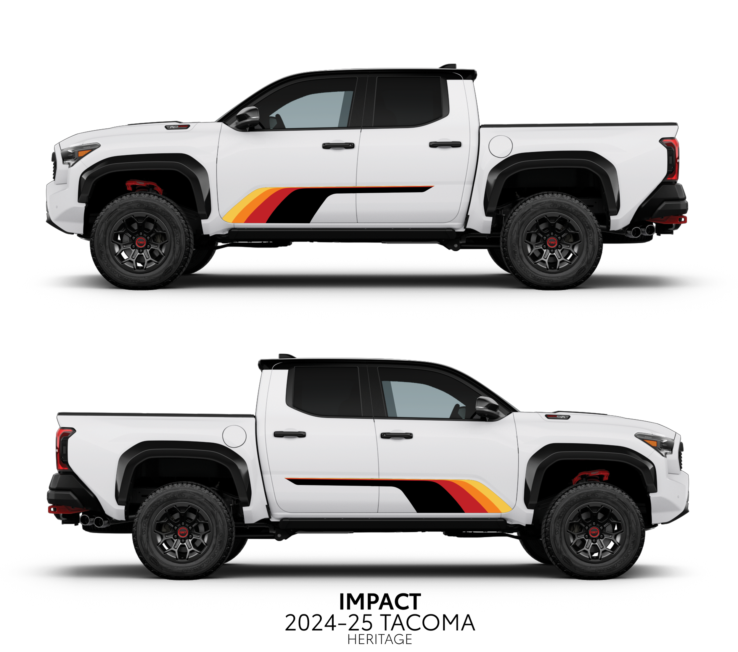 Taco Vinyl Rocker Panels Decal Kit for 2024+ Tacoma