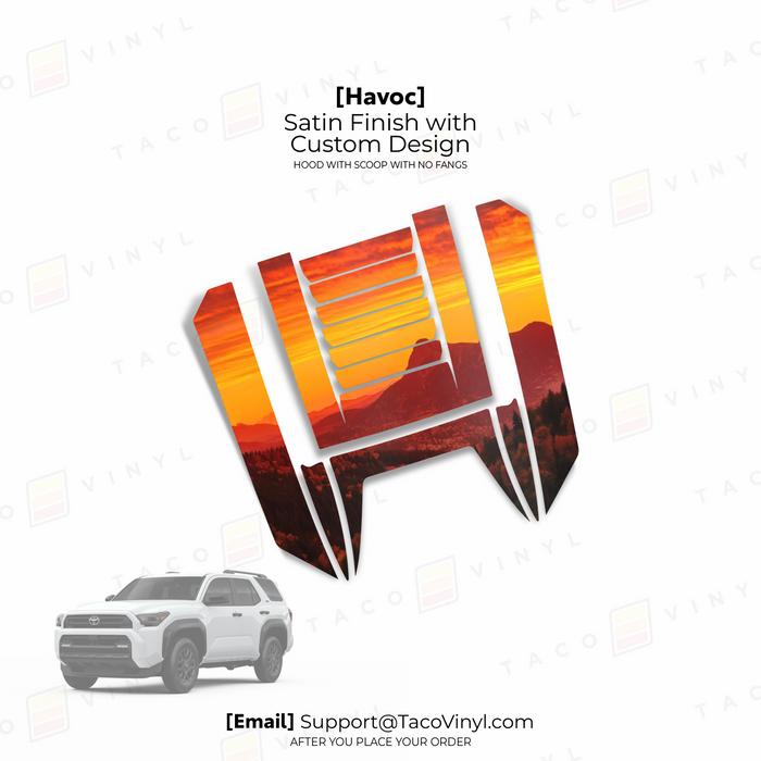 2024+ Tacoma/2025+ 4Runner Havoc Hood Scoop Stamp