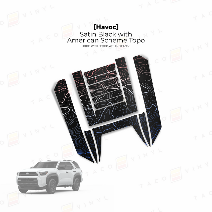 2025+ 4Runner Havoc Hood Scoop Stamp (W/ No Fangs)