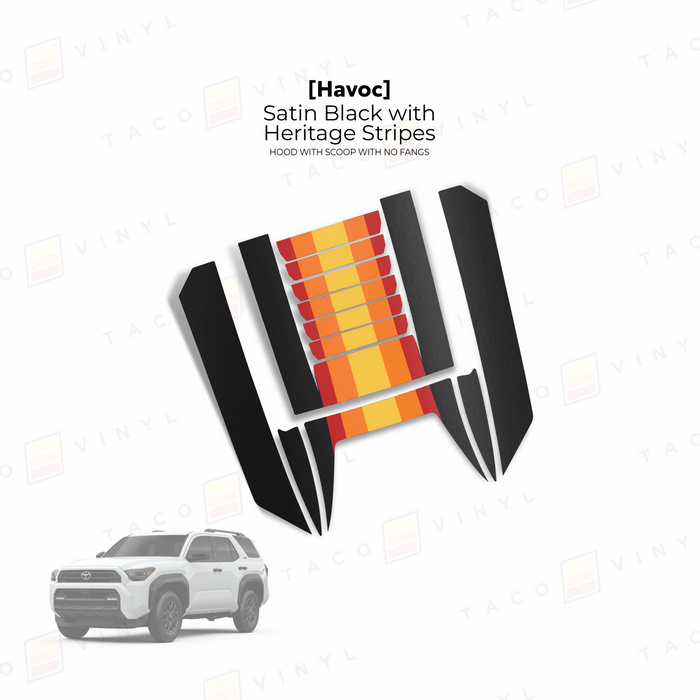 2024+ Tacoma/2025+ 4Runner Havoc Hood Scoop Stamp