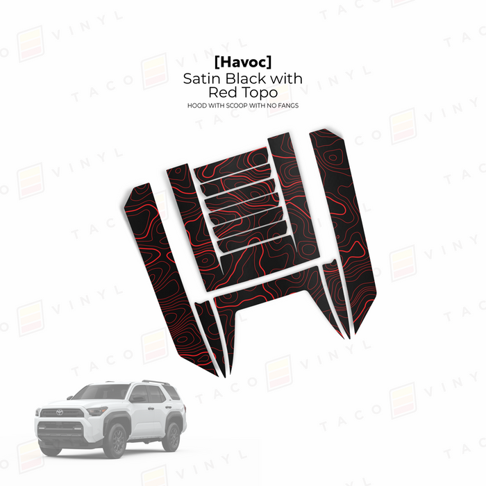 2025+ 4Runner Havoc Hood Scoop Stamp (W/ No Fangs)