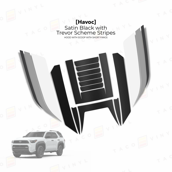 2025+ 4Runner Havoc Hood Scoop Stamp (W/ Short Fangs)