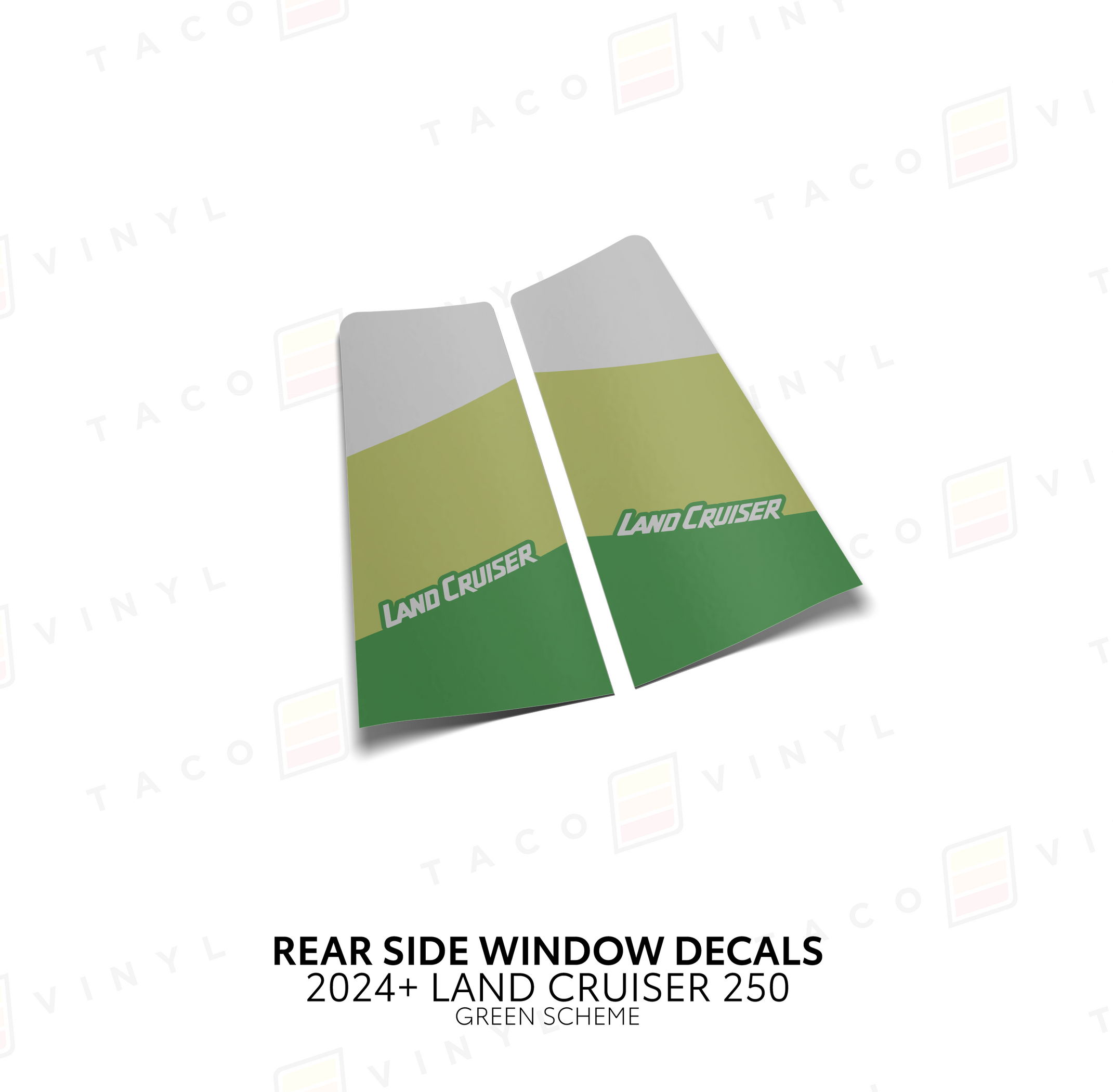 2024+ Land Cruiser 250 Rear Side Window Decal — Taco Vinyl