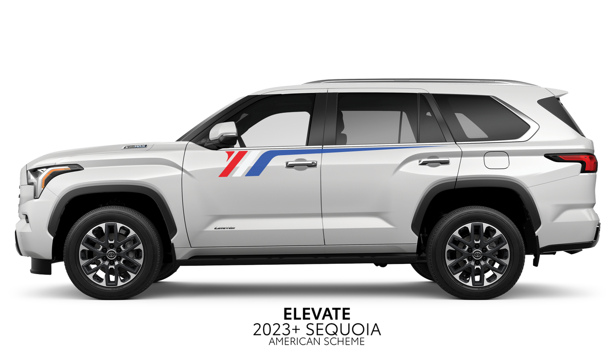 2023+ Sequoia Elevate Decal Kit