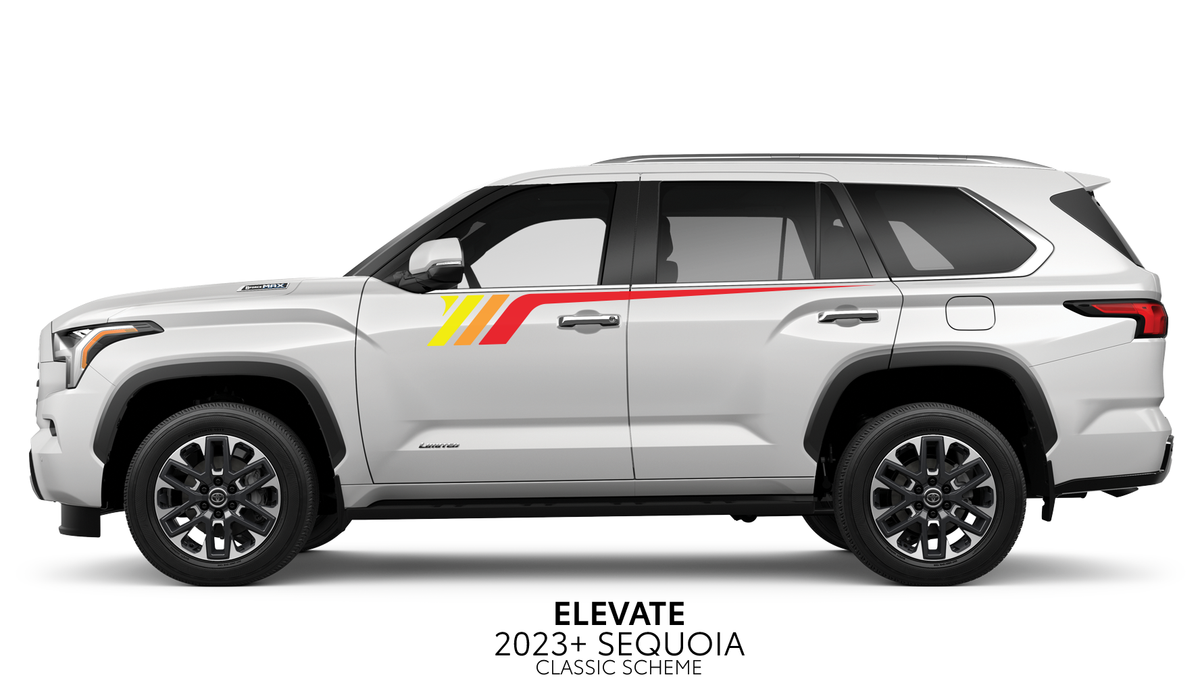 2023+ Sequoia Elevate Decal Kit