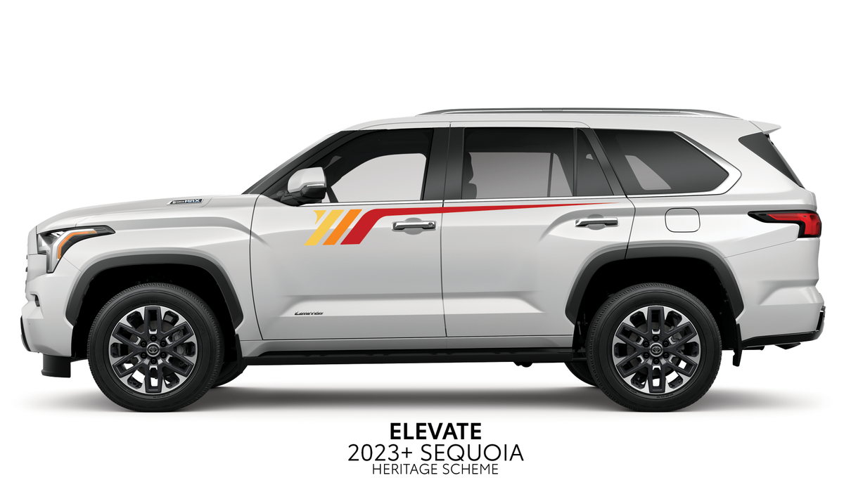 2023+ Sequoia Elevate Decal Kit