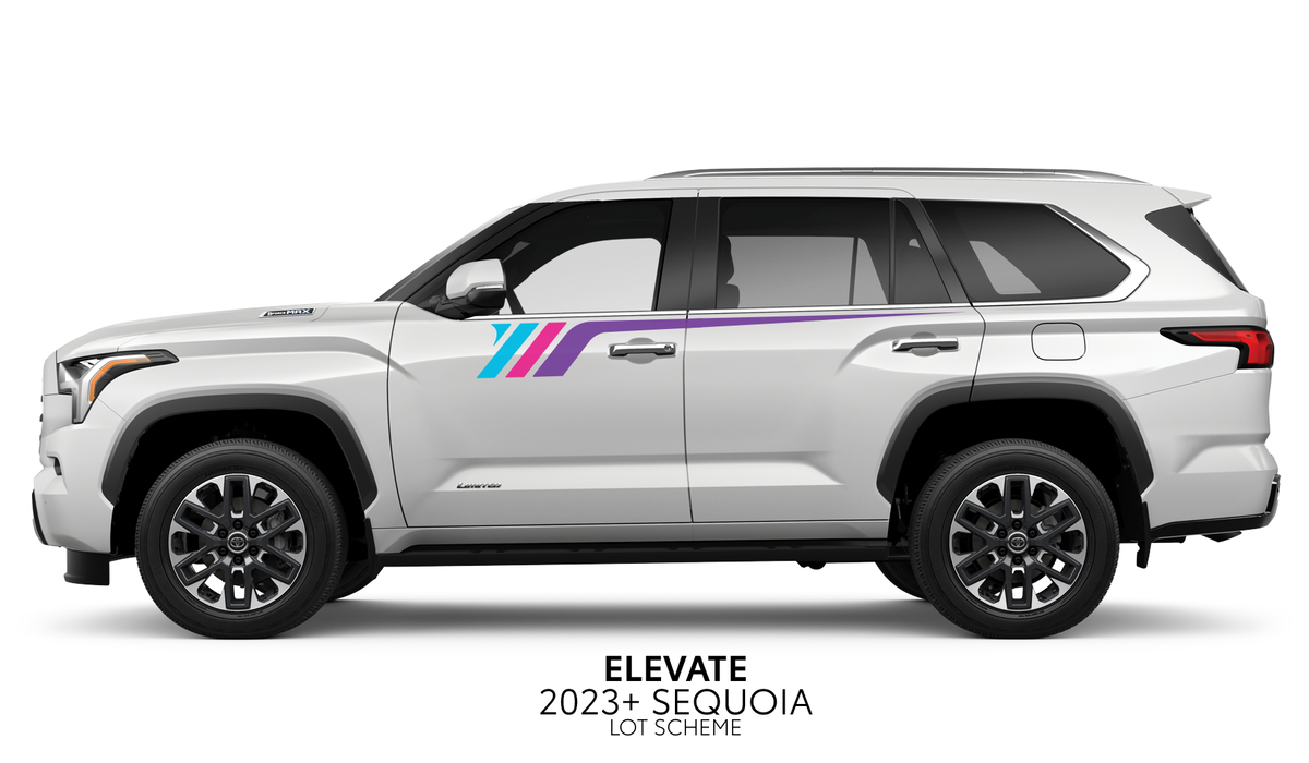 2023+ Sequoia Elevate Decal Kit