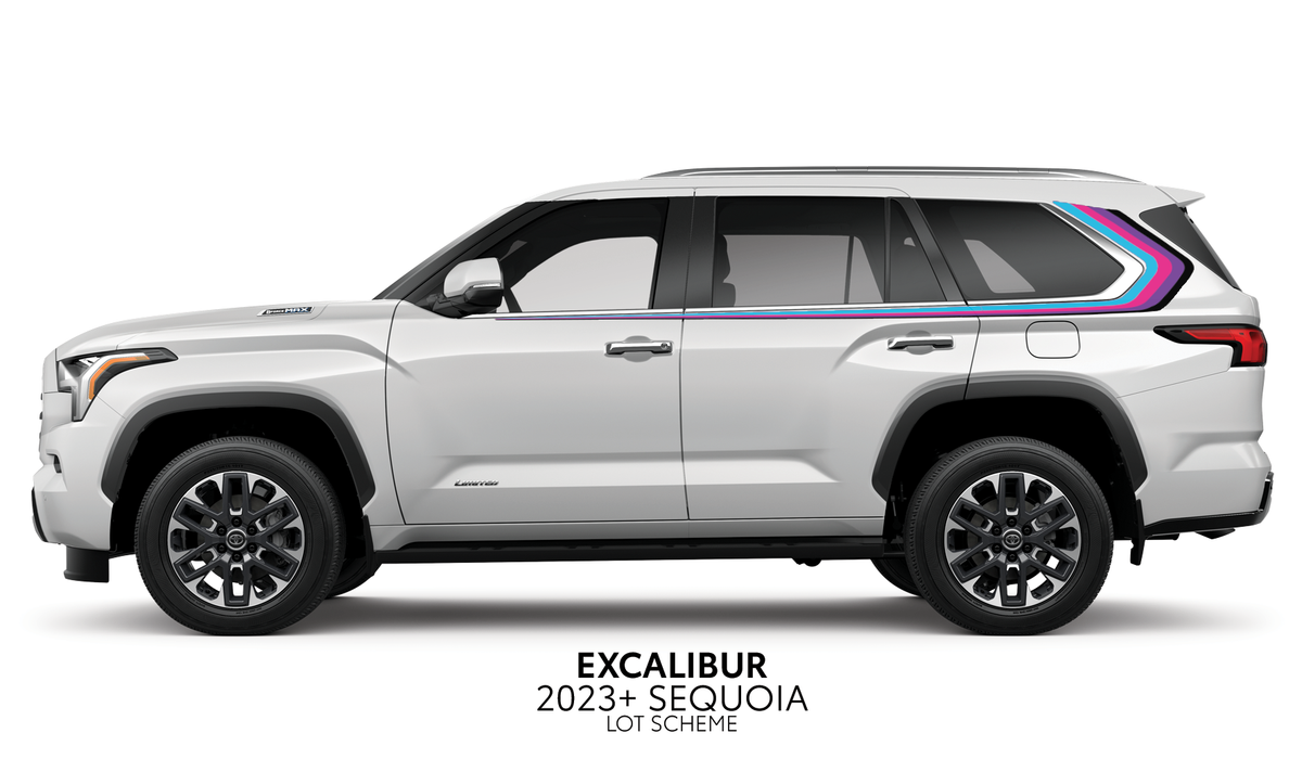 2023+ Sequoia Excalibur Decal Kit