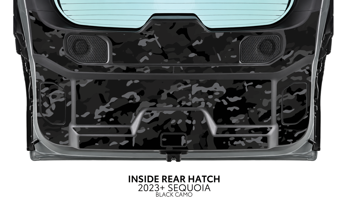 2023+ Sequoia Interior Lift Gate Decal Kit