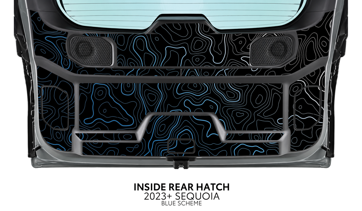 2023+ Sequoia Interior Lift Gate Decal Kit