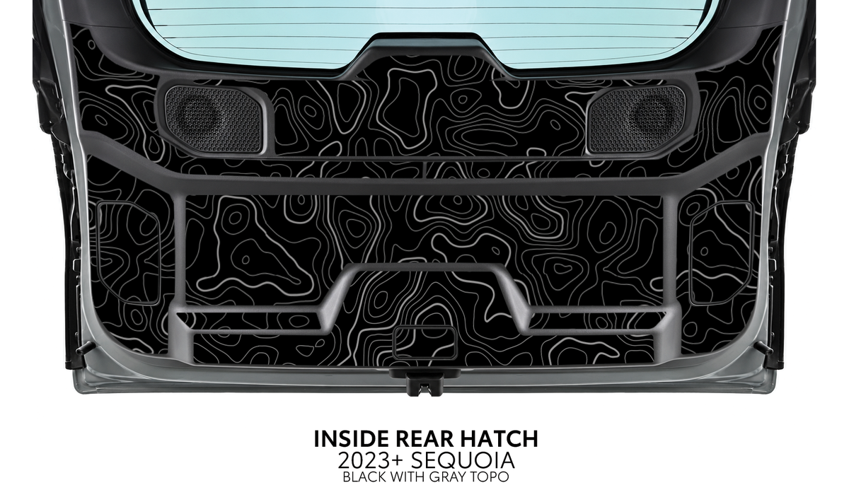 2023+ Sequoia Interior Lift Gate Decal Kit