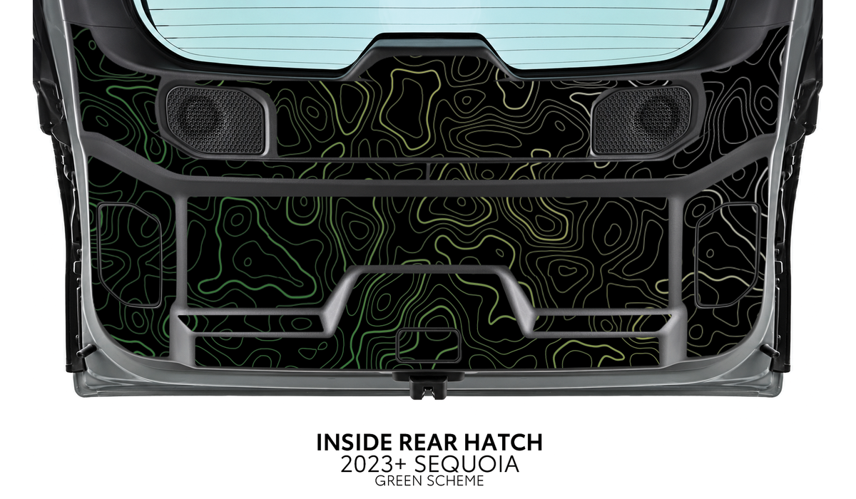 2023+ Sequoia Interior Lift Gate Decal Kit