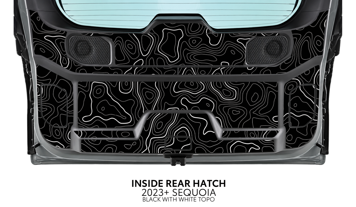 2023+ Sequoia Interior Lift Gate Decal Kit