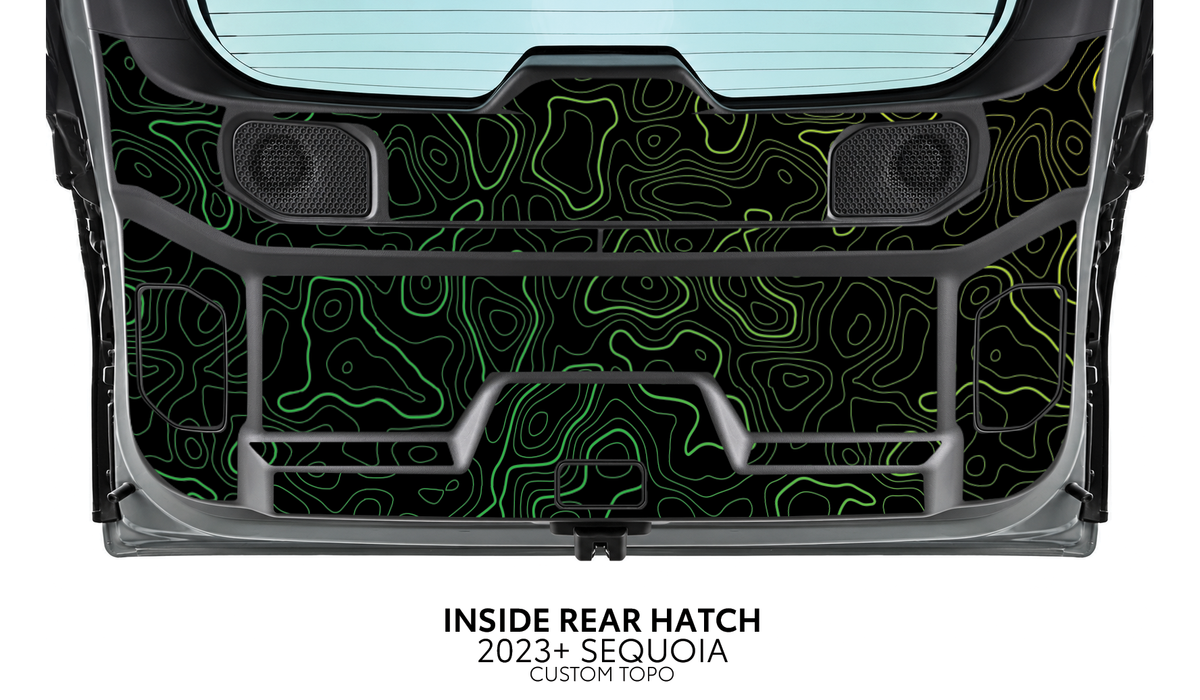 2023+ Sequoia Interior Lift Gate Decal Kit