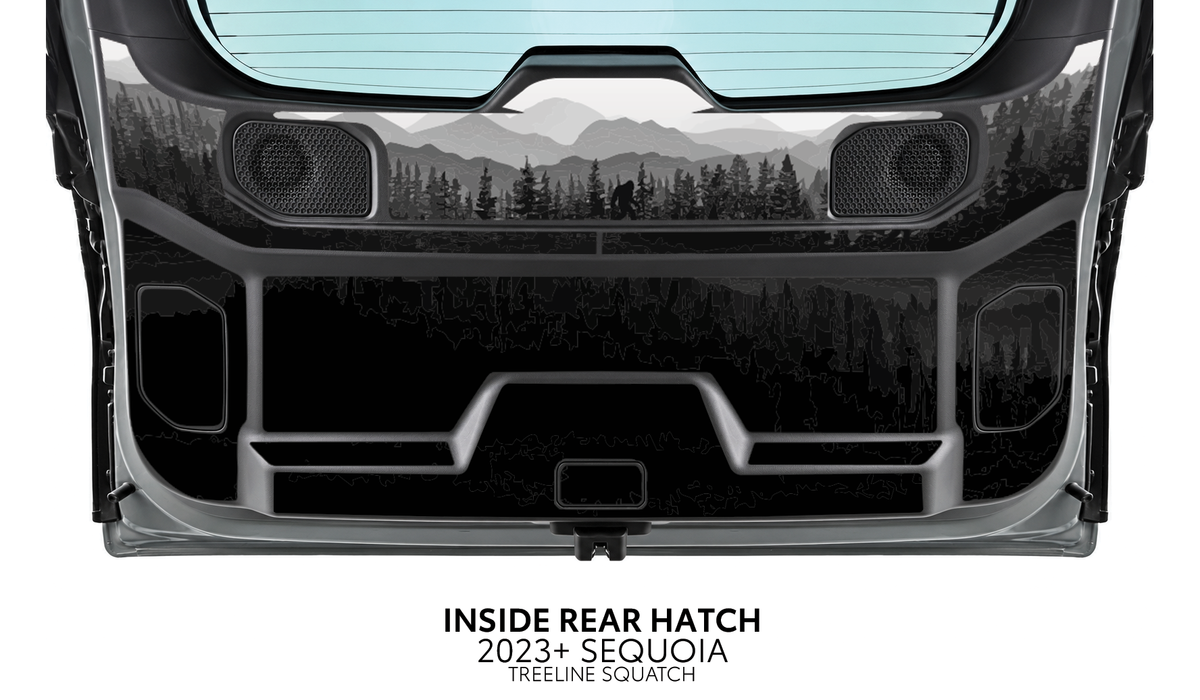 2023+ Sequoia Interior Lift Gate Decal Kit