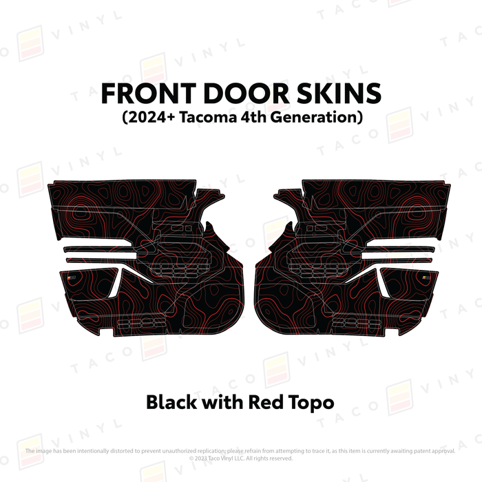 2024+ Tacoma Door Skins
