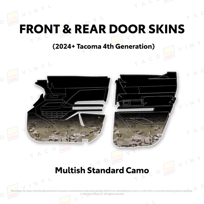 2024+ Tacoma Door Skins