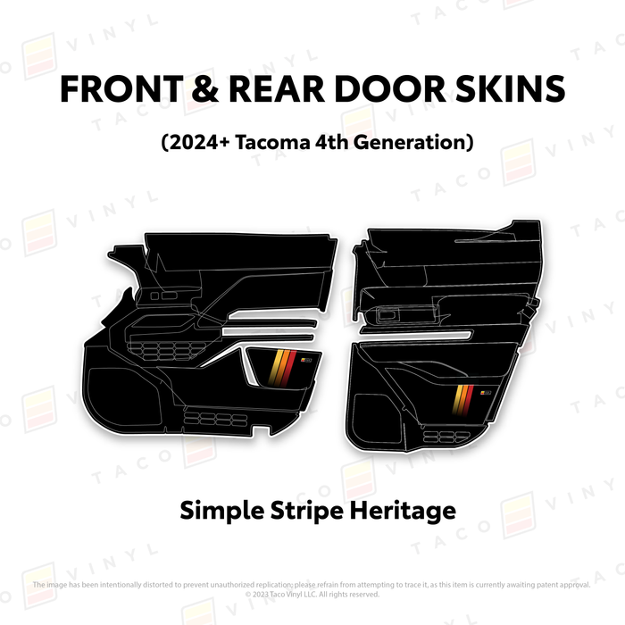 2024+ Tacoma Door Skins