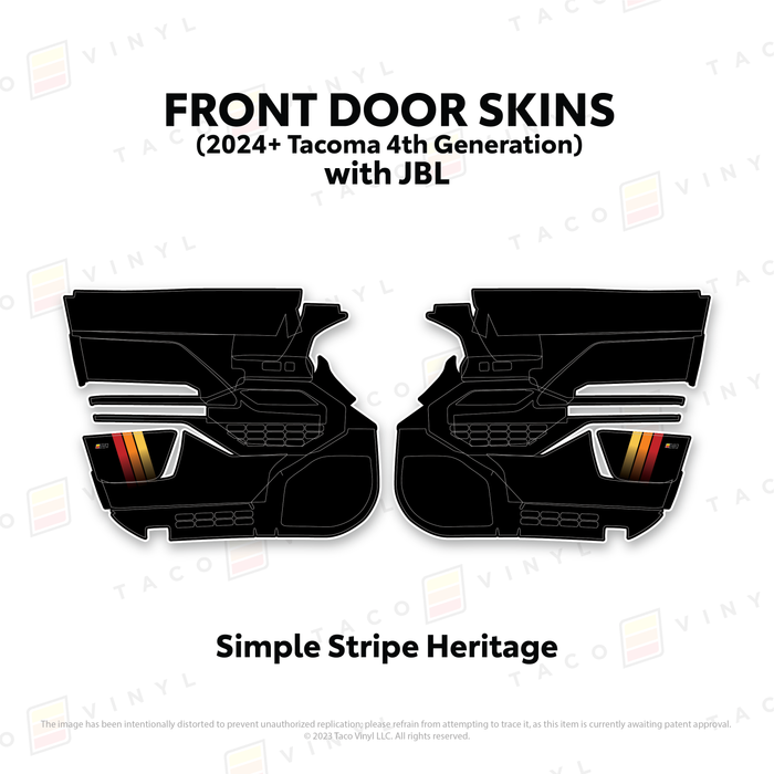 2024+ Tacoma Door Skins