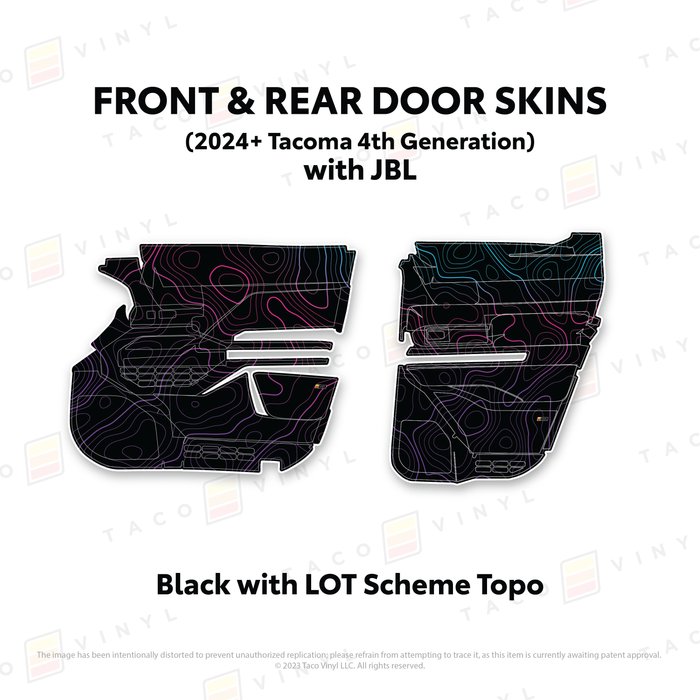 2024+ Tacoma Door Skins