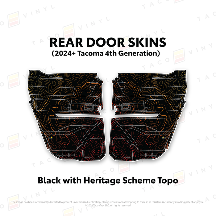 2024+ Tacoma Door Skins